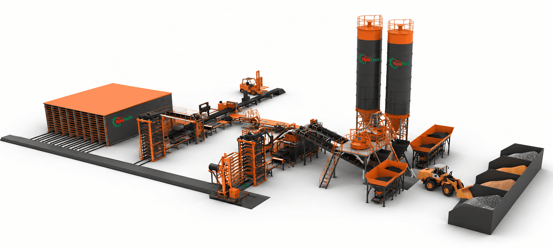 Construction materials production facility