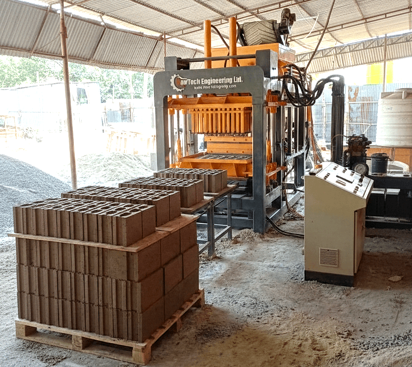 QT4-15 Automatic Block Production Line — Demra, Dhaka