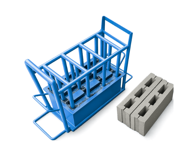 Manual Double Hollow Block Forma