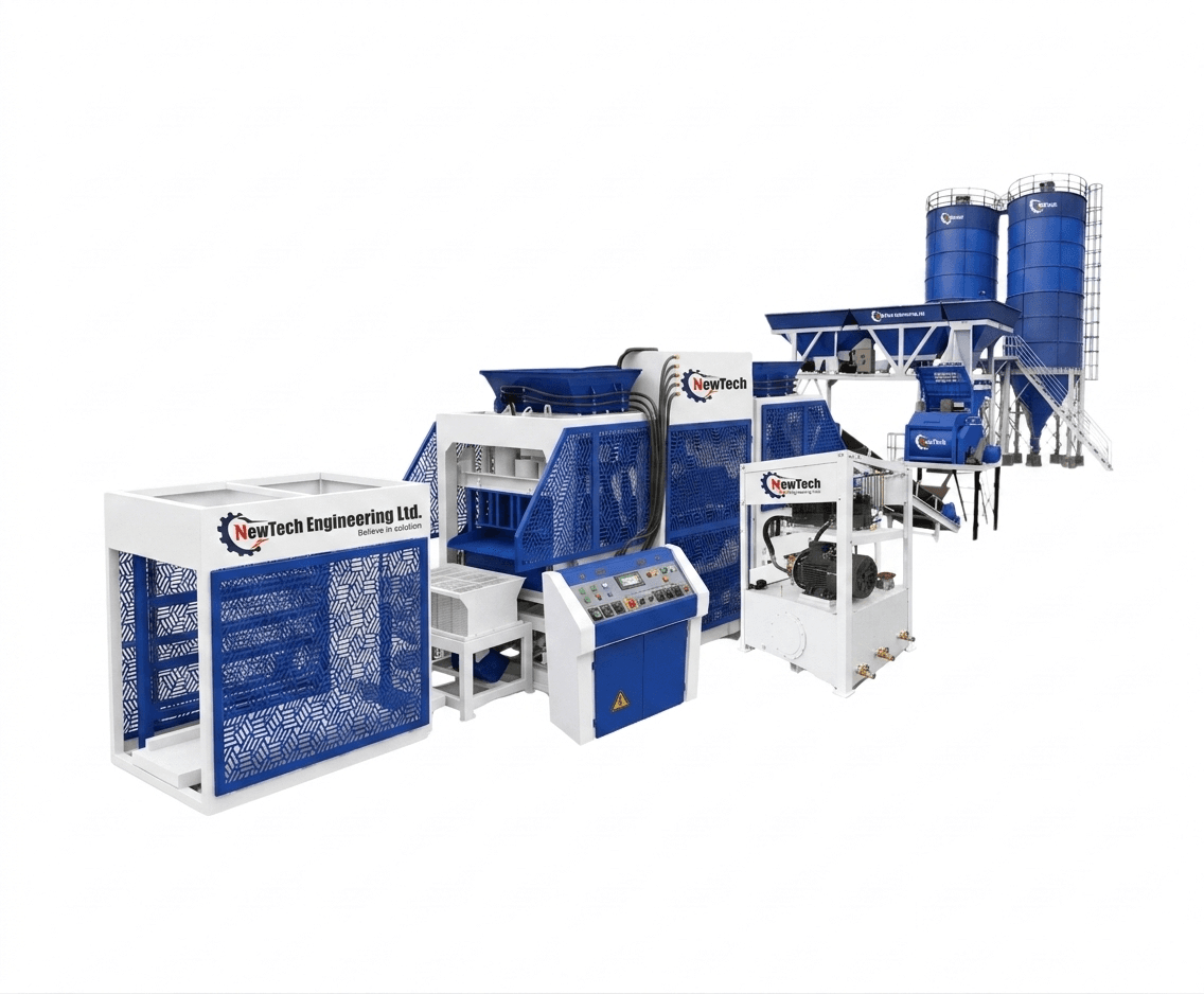 QTY Series Mega Automatic Block Production Line