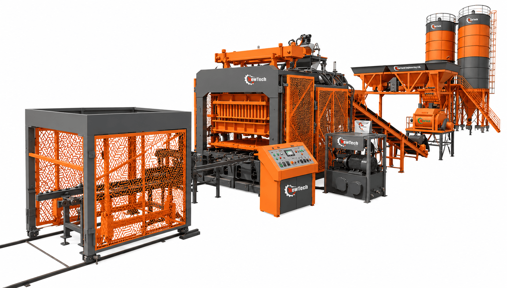QT8-15C Automatic Block Production Line