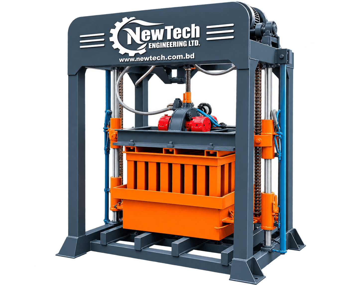 QT3-120 Mobile Block Machine | NewTech Engineering Ltd. gallery 1